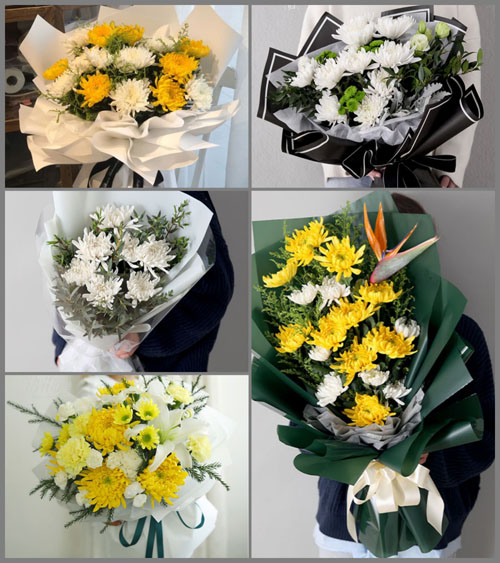 广东肇庆市怀集县怀城镇白事花束代送